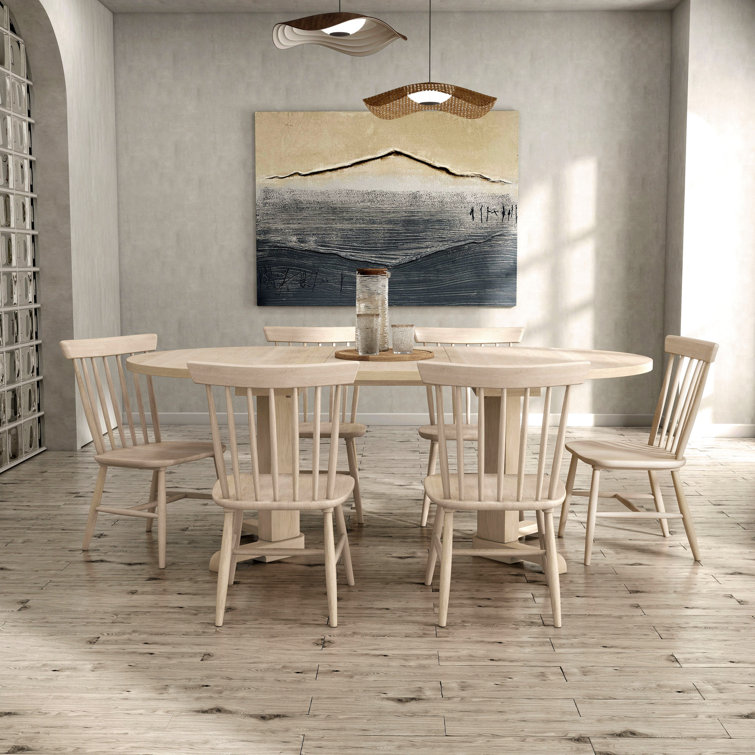 Gracie Oaks Tynemouth 7Piece Dining Table Set Wayfair Canada